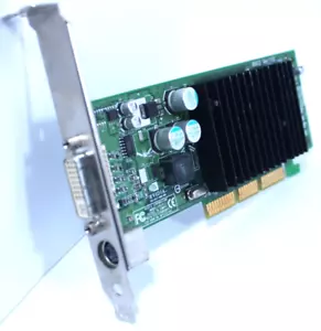 nVIDIA GEFORCE4 MX440 64MB DDR AGP 8X 64-bit VGA Video Card GPU 274.5 MHz - Picture 1 of 9