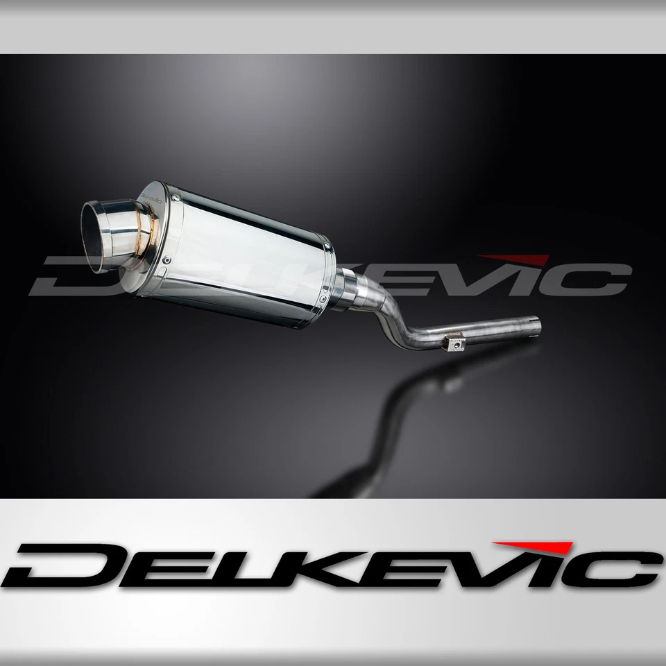 Yamaha XT225 Serow 1986-2007 Kit de silenciador de escape de acero inoxidable ovalado de 9" deslizable Foto 1 de 4