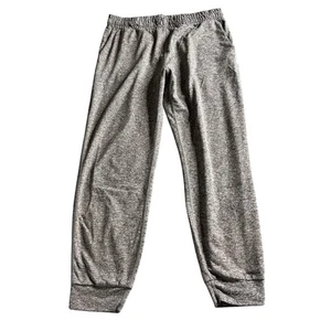 Vuori Gray Heathered Boyfriend Sweatpants Women's Small Elastic Waist Cuffed Leg - Picture 1 of 12