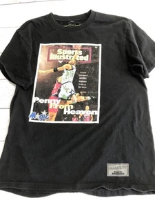 Orlando Magic Penny Hardaway Shirt Mens Medium Black Sports Illustrated NBA Tee - Picture 1 of 7