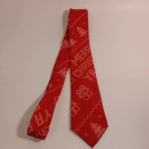 25. Dezember Feiertag Weihnachten rote Herrenkrawatte - Bild 1 von 3