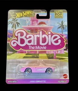 2025 Hot Wheels Premium Pop Culture Barbie The Movie 1956 Corvette - Picture 1 of 8