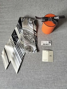 Bufanda de seda Hermes sarga Festival Des Amazonas pañuelo beige con caja - Imagen 1 de 7