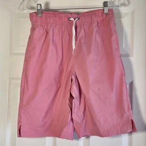 Hanna Andersson Boys Shorts Size 14-16 Salmon Pink Pockets Board Shorts Beach - Picture 1 of 7