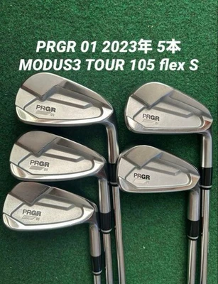 PRGR 01 2023 Irons #6-9,Pw(5Clubs)/NSPRO MODUS3 TOUR 105/Flex:Stiff - Image 1 of 4