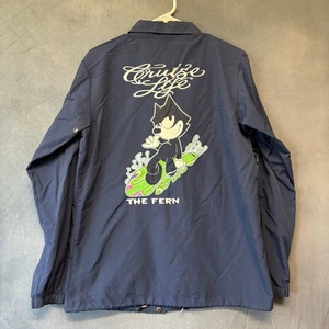 Cruise Life Nola x LA The Fern Windbreaker Felix Katze Jacke Knopf doppelseitig - Bild 1 von 14