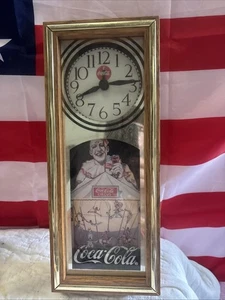 Vintage American Coca Cola Circus Clock Coke Advertising - Picture 1 of 15