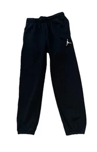 Jordan Essential Fleece Joggers Youth Boys Black Sweat Pants Size M Kids 10-12 - Picture 1 of 5