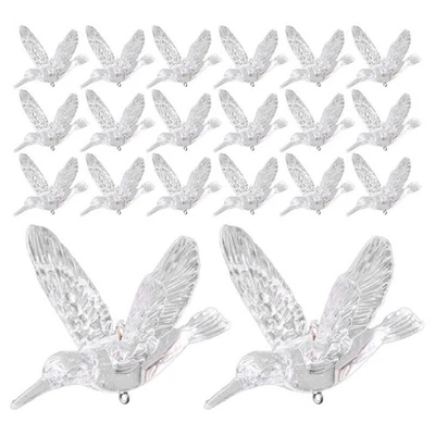 20 Pcs Trasparente Soprammobili Soggiorno Ornamenti Trasparenti - Immagine 1 di 4