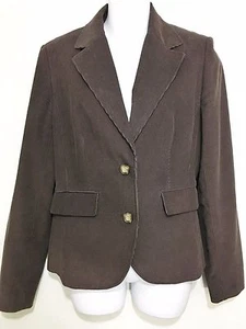 Vineyard Vines Womens 8 Brown Cotton Corduroy Blazer Jacket Shep Ian  - Picture 1 of 5