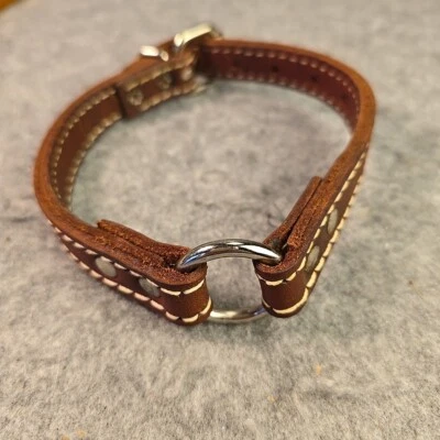 Collar de cuero para perro de 18" Foto 1 de 4