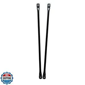 Timyrimy 32"/81.5cm Garden Swing Replacement Bars, Matte Black Metal Round Ro - Picture 1 of 5