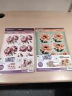 2 X Luxury Topper Hunkydory card making kits, IN FULL BLOOM DECO-LARGE Lot 4