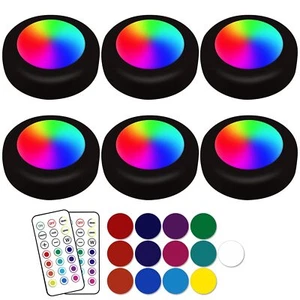LED Wireless Under Cabinet Lighting Kit 13 Color Remote Control Kitchen - Picture 1 of 7