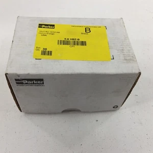 (30) Parker 8-6 HBZ-B Couplings 1/2" x 3/8" Reducer - Box of 30 - Picture 1 of 6
