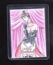 2018 Cryptozoic DC Comics Bombshells Zatanna Sketch card by Goulart