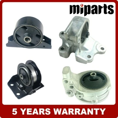 Juego de montaje de motor y transmisión 4 piezas apto para Mitsubishi Galant 2,4 l 1999-2003 automático Foto 1 de 4