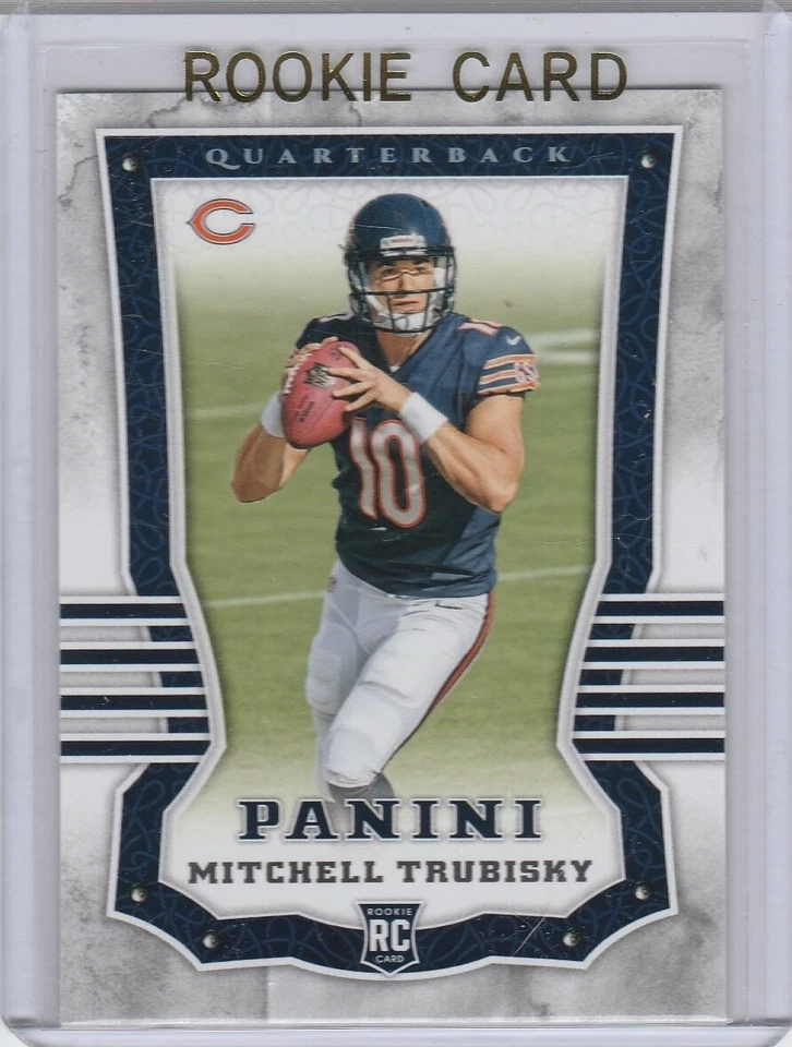 MITCHELL TRUBISKY ROOKIE CARD Chicago Bears 2017 Panini Football NFL RC - Image 1 of 2