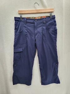 Pantalones cortos capri Magellan Sportswear azules para mujer mezcla de nailon talla 12 - Imagen 1 de 7