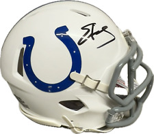Edgerrin James Indianapolis Signed Mini Football Helmet (JSA)