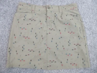 Falda Eddie Bauer Mujer 8 Verde Informal Exterior Ligera Golf 34x18 Foto 1 de 4