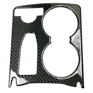Center Water Cup Holder Trim Cover Real Carbon Fiber Fits 08-14 W204 C300 C63 - Picture 1 of 3