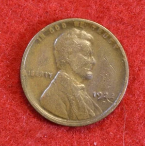 1922-D Lincoln Wheat Cent Penny Circulated Coin LW2207 - Picture 1 of 2