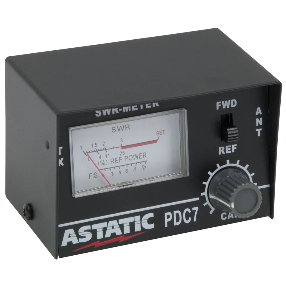 Astatic PDC7 Compact 3 Function SWR Meter - Item #: 302-01768 - Image 1 of 1