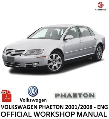 VOLKSWAGEN PHAETON 2001/2008 WORKSHOP MANUAL REPAIR SERVICE - WIRING DIAGRAMS - Image 1 of 4