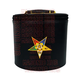 NUEVO PEDIDO DE ESTUCHE GORRA EAST STAR FEZ EN NEGRO CON EMBLEMA - HECHO A MANO ARTESANAL - Imagen 1 de 8