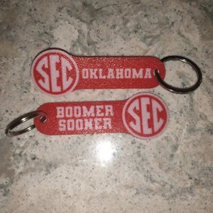 One Oklahoma SEC Boomer Sooner Keychain - Picture 1 of 1
