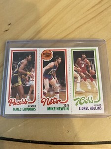 1980 Topps #36 James Edwards/Mike Newlin/L Hollins 118/153/182 NM/NM+