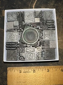Vintage Letterpress Printers Block Type Cuts Dingbats Variety of Designs! #V - Picture 1 of 24