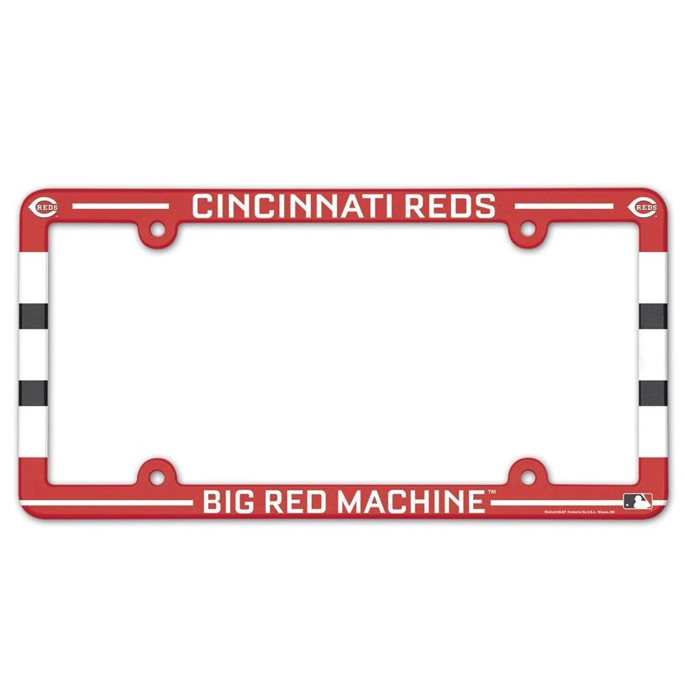 CINCINNATI REDS BIG RED MACHINE 6"x12" LICENSE PLATE FRAME NEW WINCRAFT 👀 - Image 1 of 1