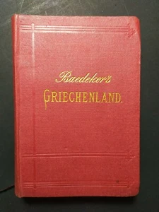Guida Baedeker Grecia Atene Acropoli Corfú 1888 - Imagen 1 de 11