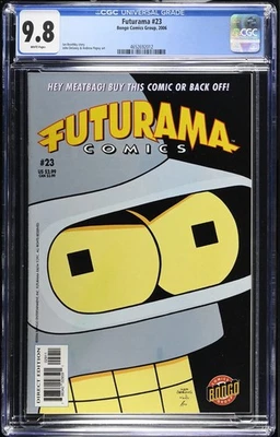 FUTURAMA 23 *  CGC 9.8   TERMINATOR Bongo 2006 * BENDER Robot * - Image 1 of 2
