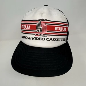 Rare Vintage Portland Trail Blazers Fuji Audio Video Snap Back Hat Cap Sports - Picture 1 of 7