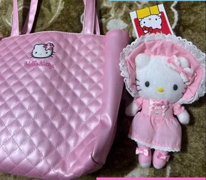 Hello Kitty Sanrio Exposición Mascota Soporte Ichiban Kuji Bolso de Mano Conjunto Japón - Imagen 1 de 6