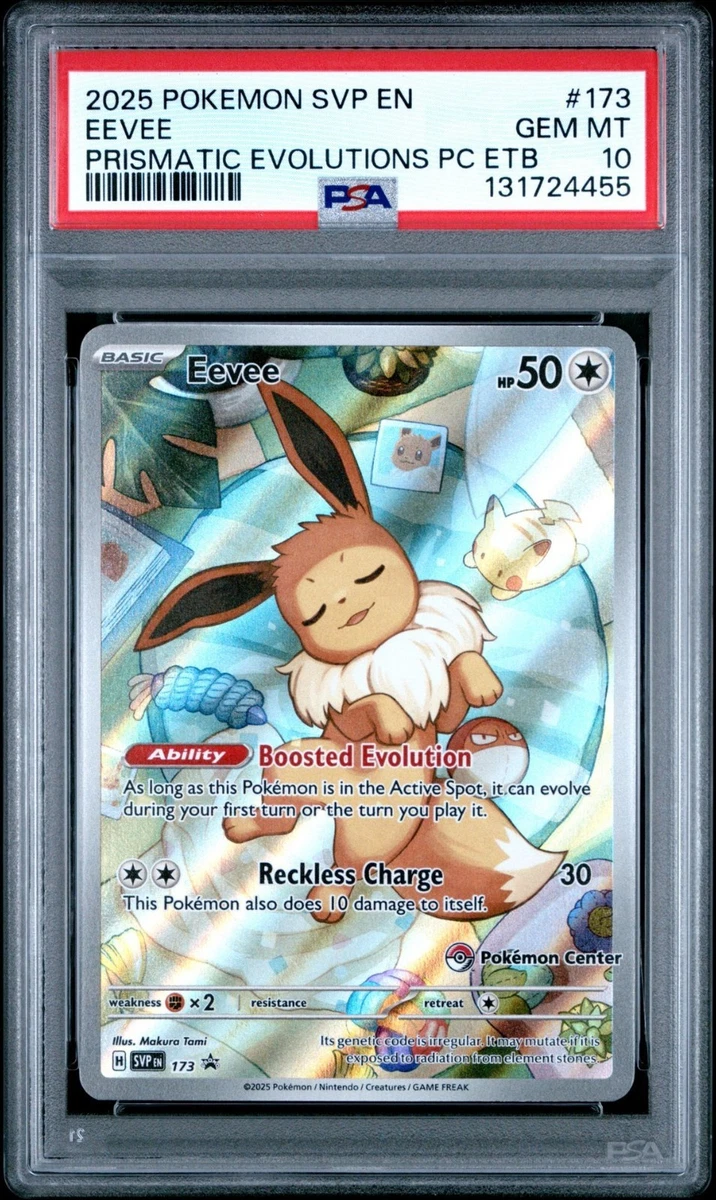 Eevee Pokémon TCG Professional Sports Authenticator (PSA) Grade 10