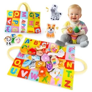Play Mat for Babies 6-12 Months, Baby Soft Alphabet Set, Sensory Learning Toys  - Picture 1 of 7