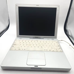 Vintage 2002 Apple Macbook model A1005 z kablem zasilającym - Zdjęcie 1 z 13