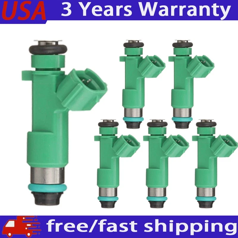6x Fuel Injector 16600JK20A For 2009-20 Nissan Murano 2008-12 Infiniti EX35 3.5L - Imagem 1 de 4