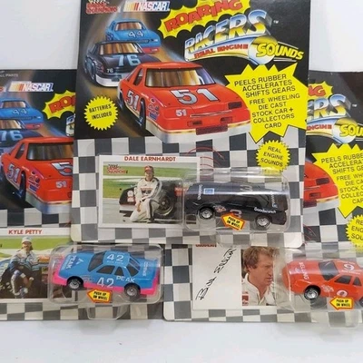 #3 Dale Earnhardt #42 Petty #9 Bill Elliott 1991 Roaring Racers Racing Champions - Image 1 of 4