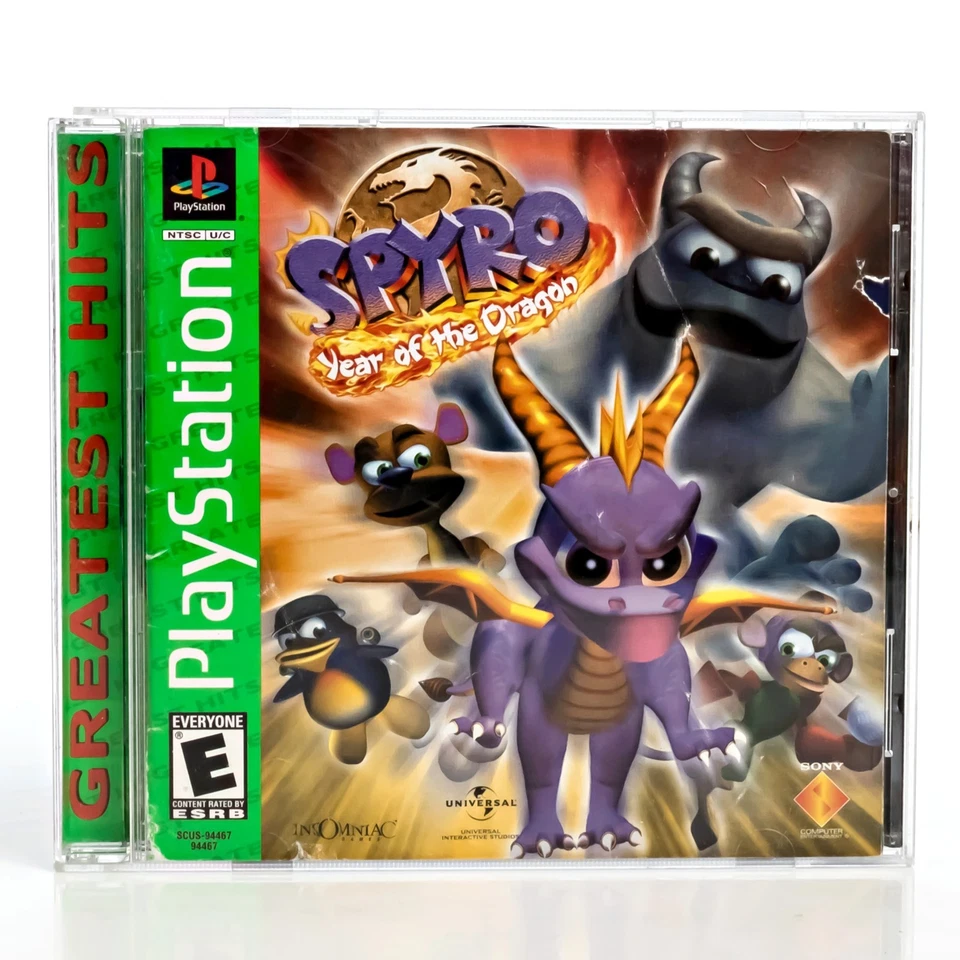 Spyro Year of the Dragon for PlayStation 1 (PS1) - CIB Complete in Box Tested - Image 1 of 3