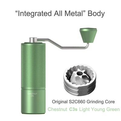 C3SC3ESP Manual Coffee Grinder,Portable Design,Adjustable Precise Coarseness Foto 1 de 4