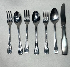 Argenteria per bambini in acciaio inox 7 pezzi - Posate per bambini/bambini asst. Pattens - Foto 1 di 9
