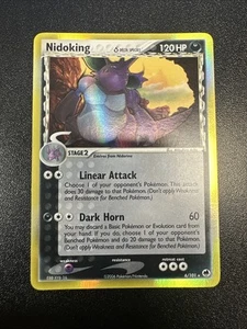 Juego de cartas coleccionables Pokémon Nidoking (especie Delta) 6/101 Dragon Frontiers Holo LP JL - Imagen 1 de 10