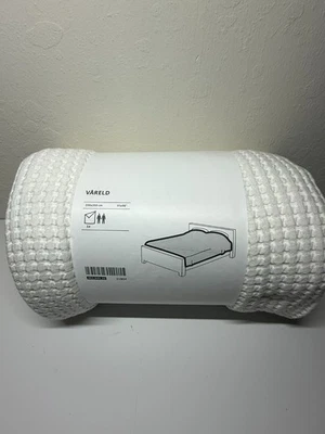 Colcha IKEA VARELD Blanca 91x98" Algodón Tejido Nueva 403.840.20 Foto 1 de 2