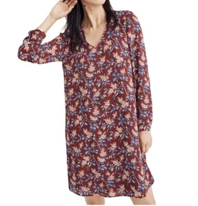 MADEWELL Women's Antique Flora Button Back Dress Size XS 1101 - Foto 1 di 7