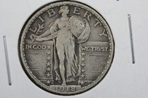 1918-S Standing Liberty Quarter XF 30OO Cover